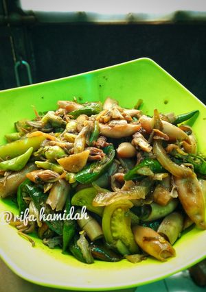 Foto resep Baby cumi asin cabe ijo