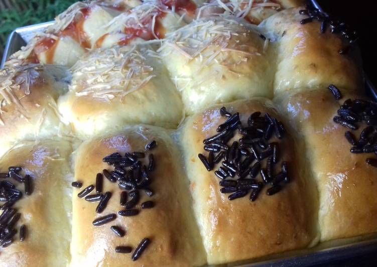 Roti Sobek Kentang Wortel Eggless