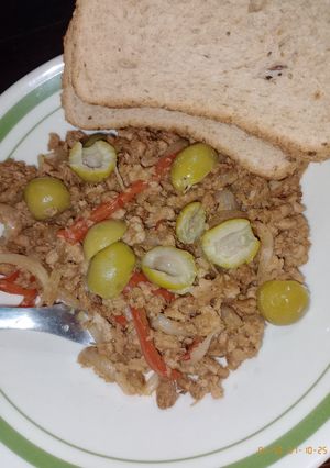 Una foto de Cena o snack vegano/ vegetariano súper rápido para cuando no tenés tiempo