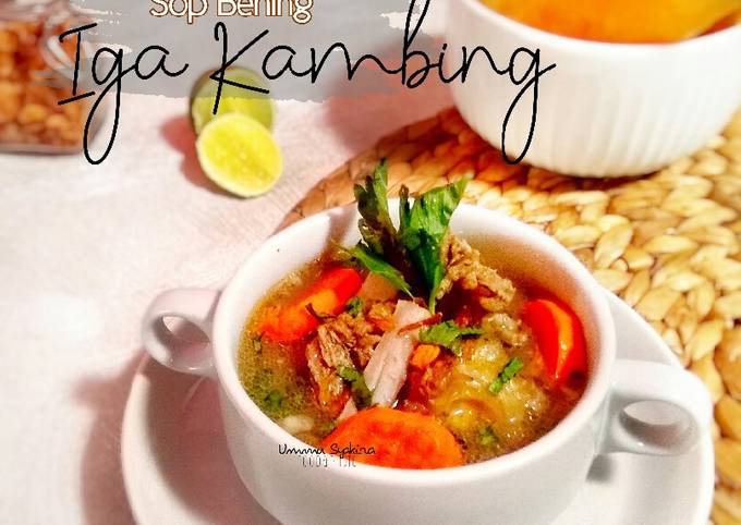 Sop Bening Iga Kambing khas Jakarta