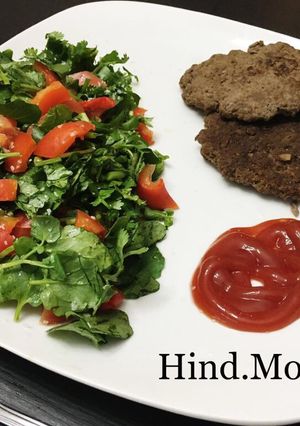 A picture of Homemade Burger Recipe.