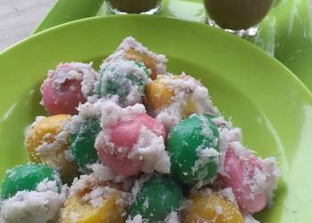 Fresh, Membuat Kelepon rainbow Praktis Enak