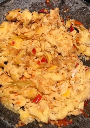 Foto resep Telor Dadar Penyet non MSG