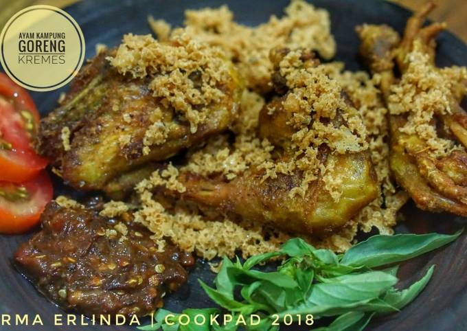 Resep Ayam Kampung Goreng Kremes Oleh Irma Erlinda Cookpad