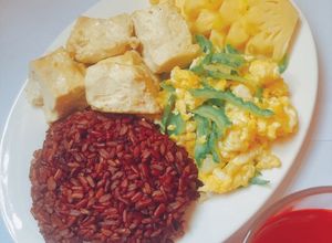 Hình của món Gạo lứt giảm cân.