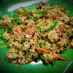 A picture of Broken Wheat Veg Stir Fry.
