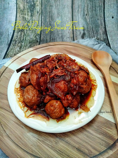 Foto resep Bola daging ayam saus tiram