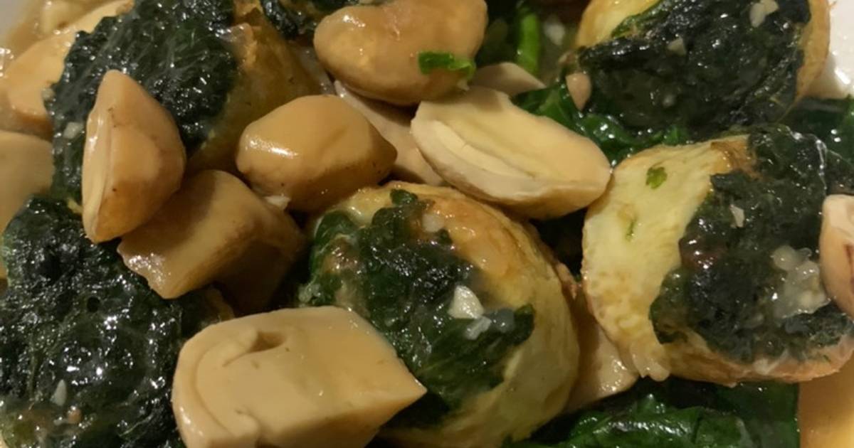 Resep Tofu Bayam saus jamur shimeji oleh Kitchentells Cookpad