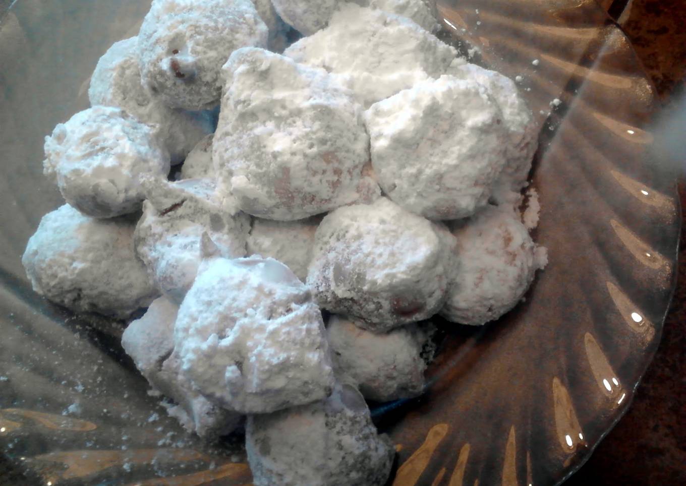 fried banana snowballs * christmas winter *