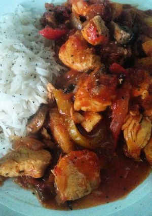 A picture of Chicken 'Goulash'.