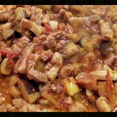 A picture of AMIEs PORK with BAGOONG(Binagoongang Baboy).