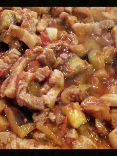 A picture of AMIEs PORK with BAGOONG(Binagoongang Baboy).