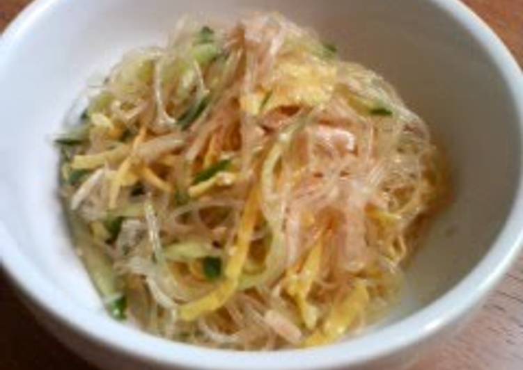 Simple Way to Prepare Perfect Cellophane Noodle Salad (A Nostalgic School Lunch Recipe)