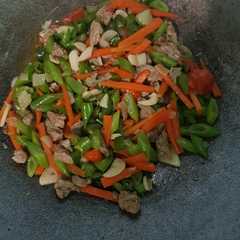 รูปของ Oseng buncis wortel daging