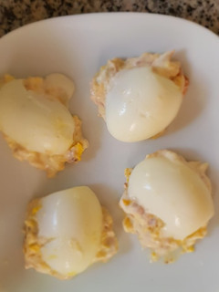 Una foto de Huevos rellenos