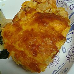 A picture of Chorizo butternut squash casserole.