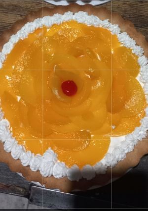 Una foto de Tarta de Durazno