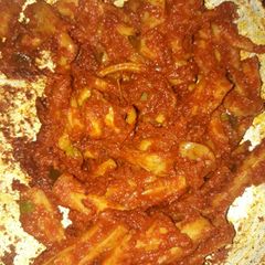 A picture of Squids masala.