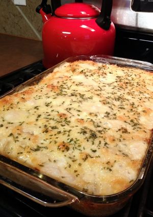 A picture of Chicken Stuffed Shells.