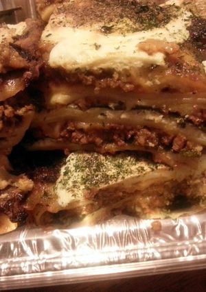 A picture of Freak Spicey Italian Lasagna.