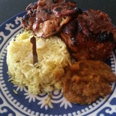 A picture of Indian BBQ Chicken.