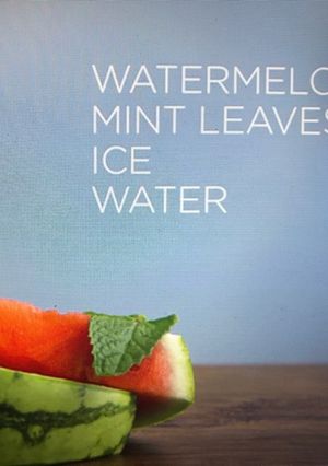 Una foto de Infusión sandía-menta