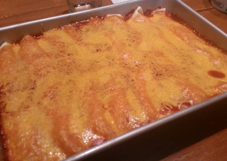 Easiest Way to Make Super Quick Homemade Chicken Enchiladas