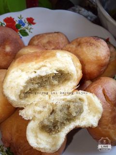 Foto resep Roti goreng isi kacang hijau