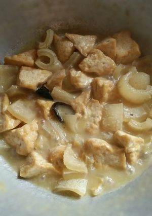 Foto resep Krecek Tahu Masak Santan