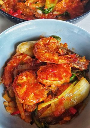 Foto resep Udang Saus Padang