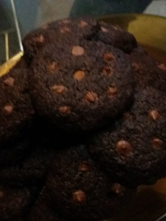 A picture of Double Chocolate Chip Cookies.