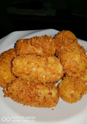 A picture of Crispy Yamm nuggets.