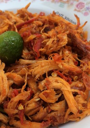 Foto resep Ayam suir khas lombok