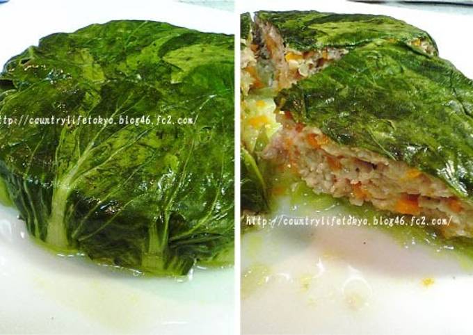 Ground Chicken Wrapped In Bok Choy Recipe By Cookpad.japan - Cookpad