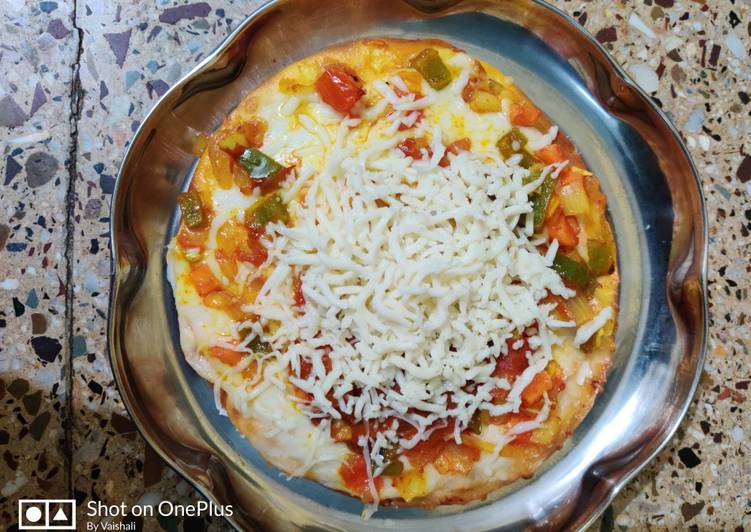 Steps to Prepare Ultimate Veg. Pizza