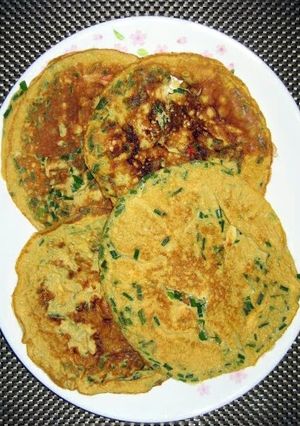 A picture of Spring Onion Omelette.