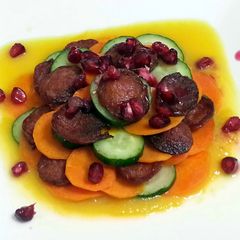 A picture of Italian Sausage Salad With Pomegranate.