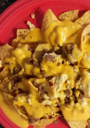 A picture of Breakfast Nachos.