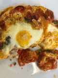Huevos en purgatorio en Airfryer Cosori