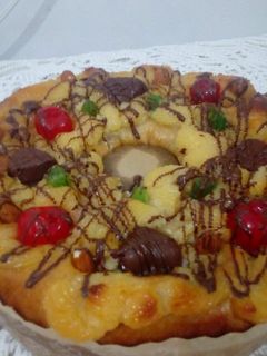 Una foto de Rosca de pascua rellena