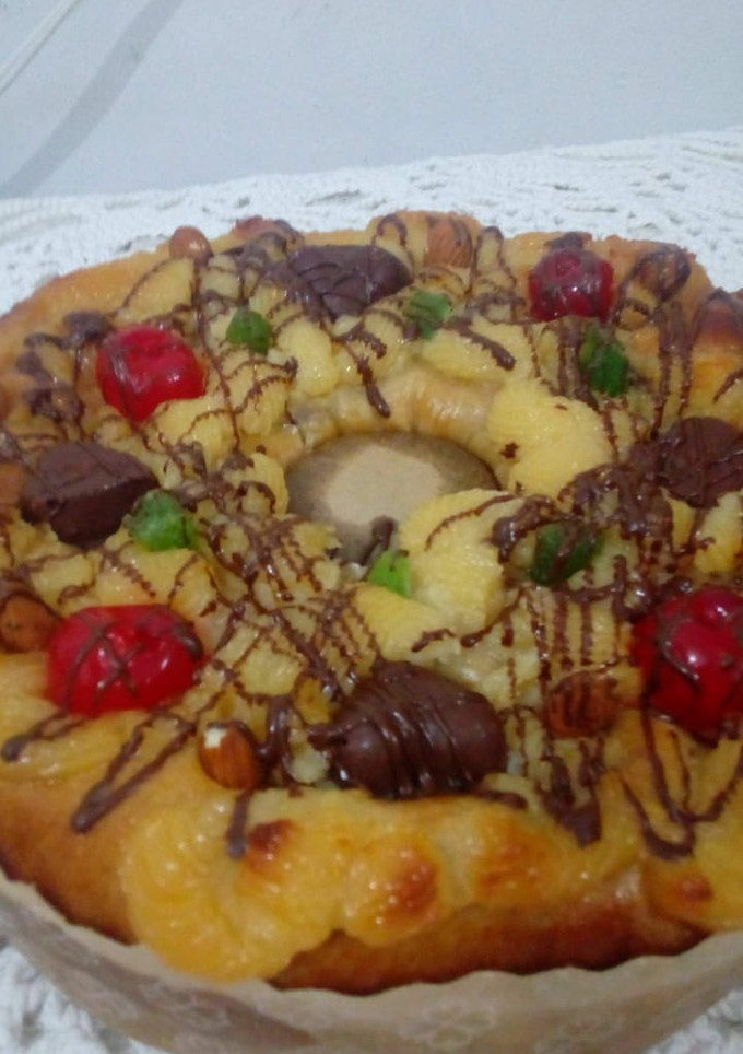 Una foto de Rosca de pascua rellena