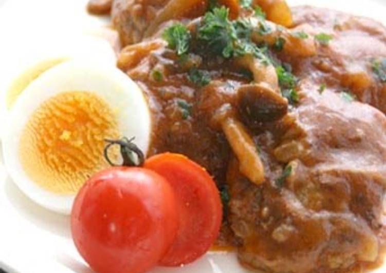 Recipe of Any-night-of-the-week Stewed Hamburger Steak