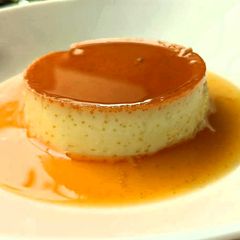 A picture of Caramel Custard Bread Pudding.