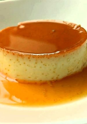 A picture of Caramel Custard Bread Pudding.