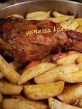 Lemon Roasted Leg of Lamb with Potatoes