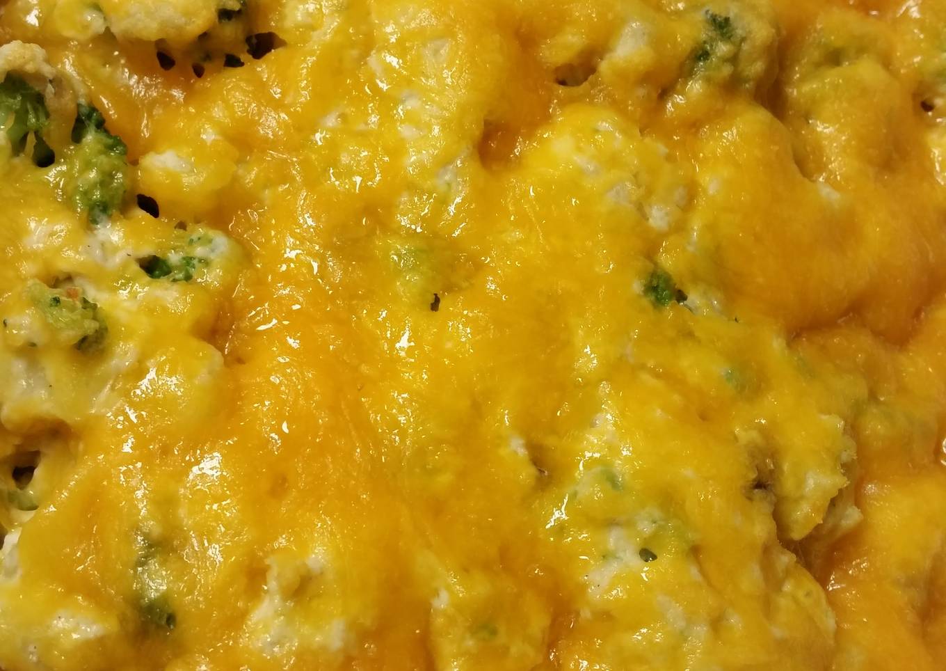 Creamy Broccoli & Cauliflower Bake