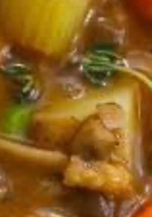 A picture of Vegetarian stew in slow cooker 😋.