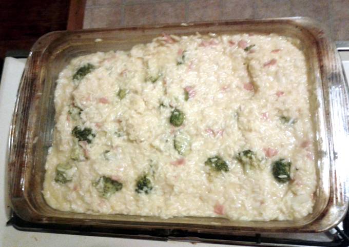 Steps to Make Quick ham and rice casserole