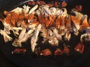 A picture of buffalo sauce chicken wings
