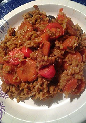 A picture of Leftover Stir fried breakfast.